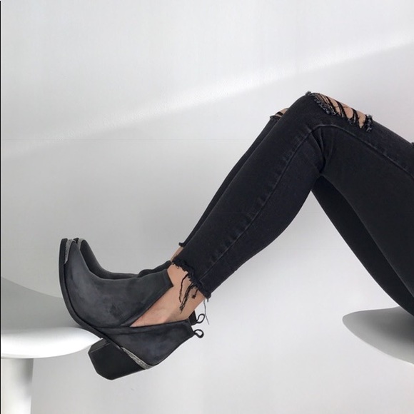 Jeffrey Campbell Shoes - Jeffrey Campbell Distressed Cromwell Boots